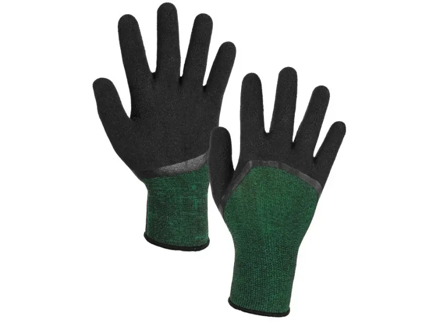 Rukavice OLAS, máčené v latexu, vel. 10-11